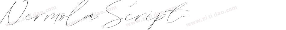 Nermola Script字体转换